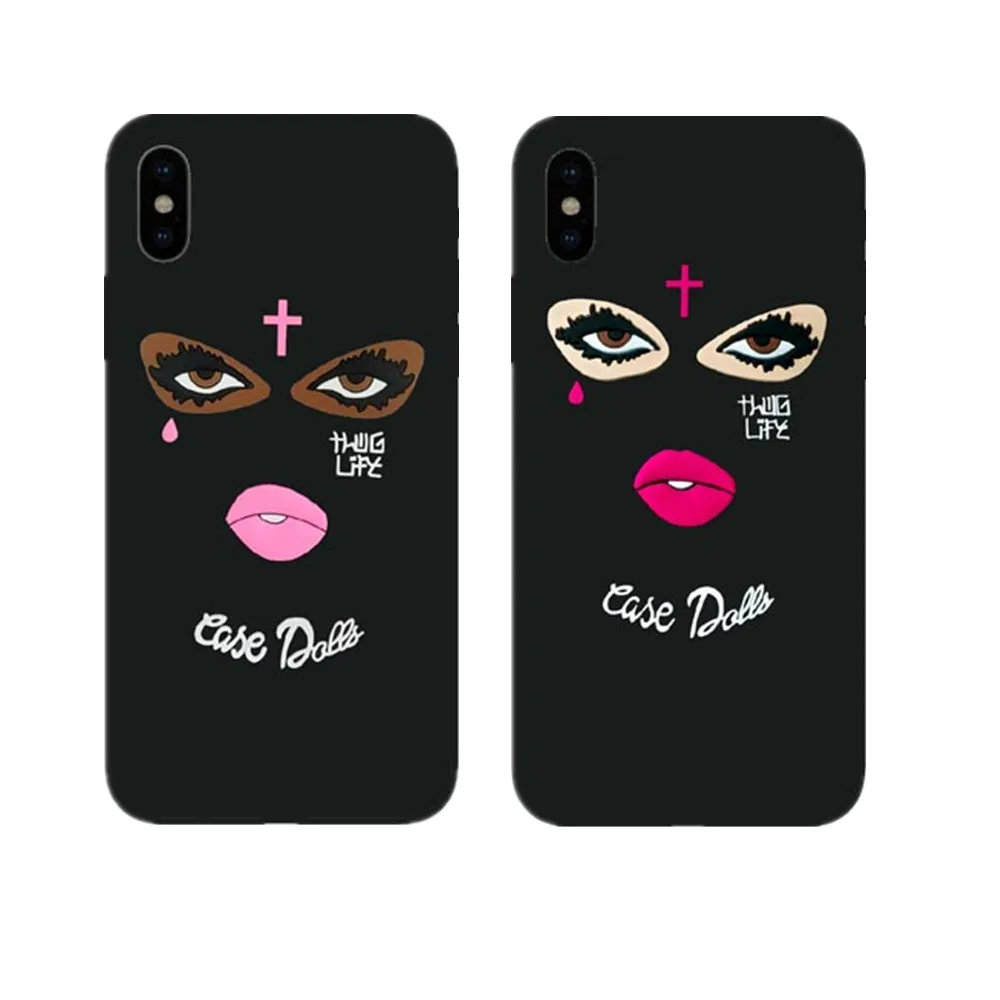 Чехол накладка для iPhone X 6s 6 7 8 plus 5 5S SE Teared Girl Jesus Christian Cross|Чехлы-накладки| |