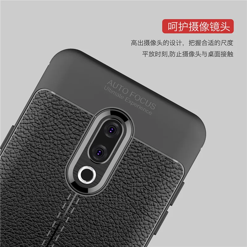 WolfRul Meizu 15 Plus Cover Shockproof Luxury Leather TPU Case For Phone Fundas Shells 5.95&quot | Мобильные телефоны и