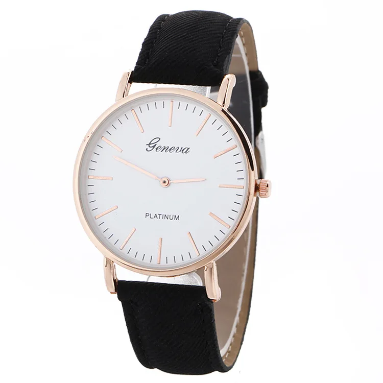 Прямая поставка простые дешевые женские модные кварцевые часы роскошные