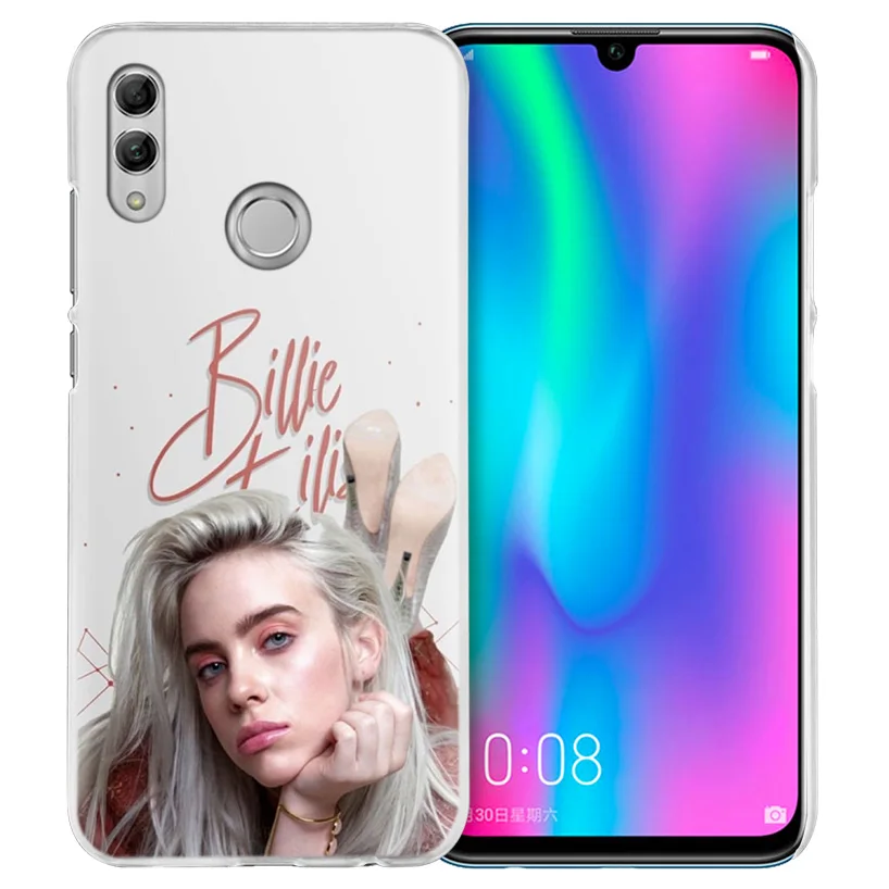 Чехол Billie Eilish Music Singer для Huawei Honor 8X Y9 9 10 Lite Play 8C 8S 8A Pro V20 20i 10i Y6 Y7 жесткий чехол для телефона из ПК