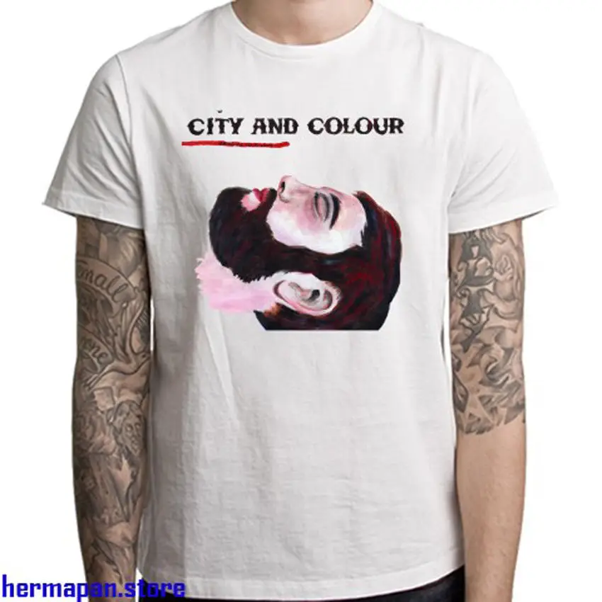 Dallas Green City and Color Singer народная музыка мужская белая футболка Размер S до 3XL хип хоп