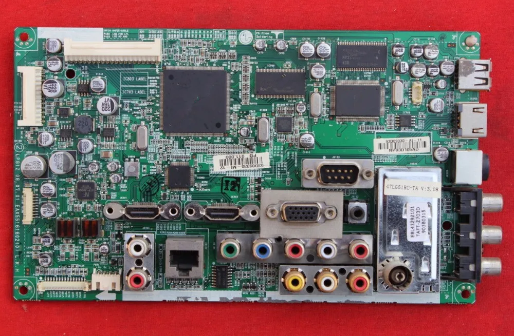 Оригинальный 42LG51RC-TA ТВ материнская плата EAX55161602 для LC420WUN SAB1 | Электроника