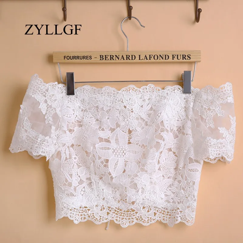 ZYLLGF Off Shoulder Imported Lace Jacket For Wedding Ladies Boleros Do Casamento Sale WBJ10 | Свадьбы и торжества