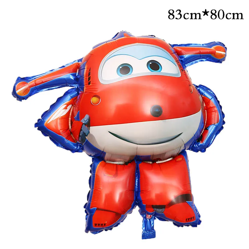 3D Фольгированный воздушный шар Super Wings SuperWings глобос Jett Helium Ballon 1шт. Декорации для детской вечеринки, игрушки для детей, надувные мячи.