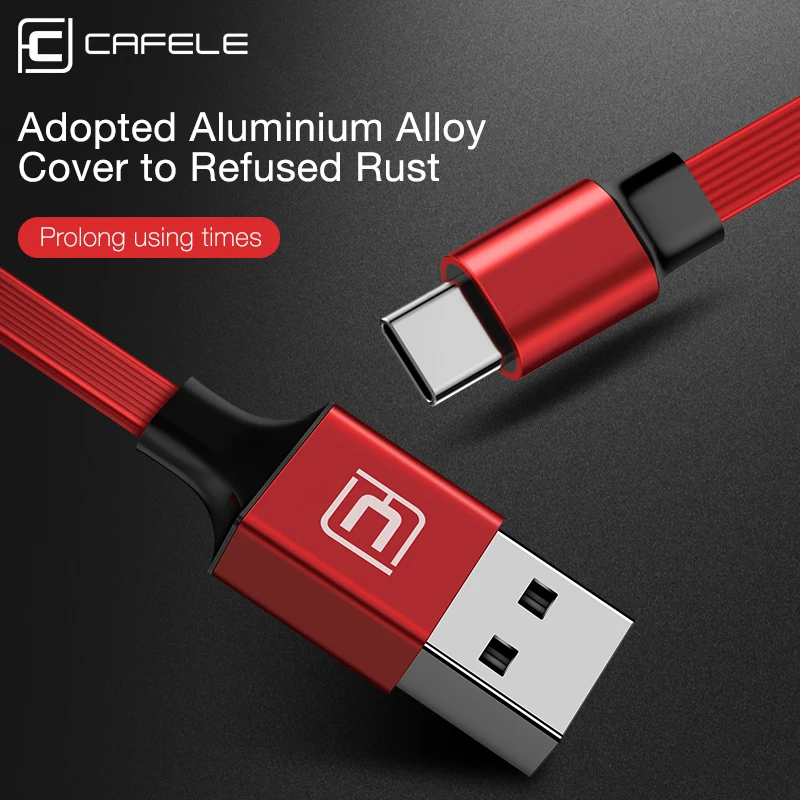 CAFELE type C зарядный кабель для huawei Honor 9 Xiaomi mi 6 5S samsung S8 Oneplus 5 ni выдвижной usb зарядки