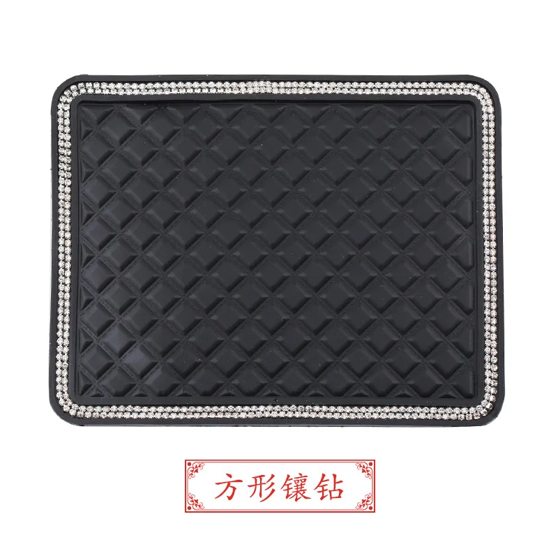 car phone holder organizer anti skid pad wholesale carro acessorio pra celular acrylic nonslip phone mat car decoration 1pc free global shipping