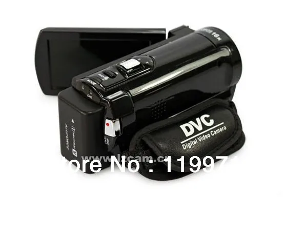 2012 New 16xdigital zoom 3.0 inch LTPS LCD screen FULL-HD 1080P 12MP hd digital video camera HDV-666 Free shipping | Электроника