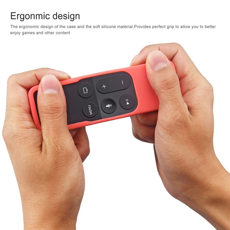 Силиконовый чехол для Apple TV 4 протектор пульта дистанционного управления сумка с