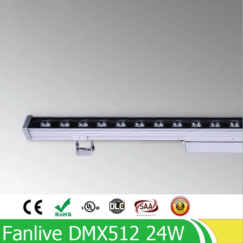 10 шт. Ac85 265v DMX512 RGB 24 Вт светодиодный прожектор светильник s - Цена: 46 005,69 руб.