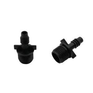 Садовые колючие разъемы 8 мм с мужской резьбой 12 дюйма, сельскохозяйственная БЫСТРОРАЗЪЕМНАЯ муфта для воды 811 мм, фитинги для шлангов, 5 шт.