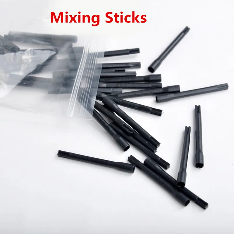 

50pcs/100pcs Plastic Mixing Sticks Disposable Tattoo Pigment Sticks Machine Art Ink Mixer Supplies