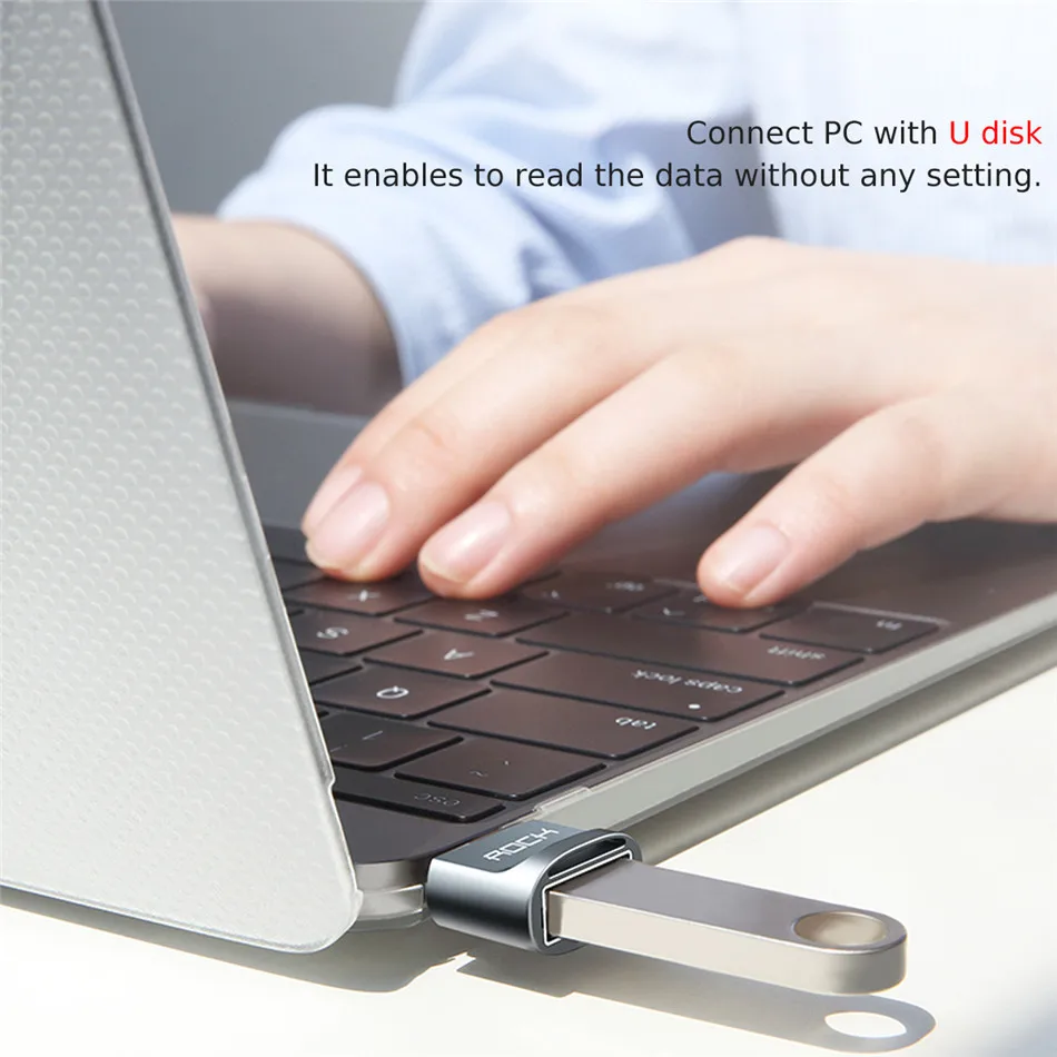 ROCK Micro USB адаптер USB-C 3,1 OTG конвертер тип-c переключатель для Android смартфон зарядное устройство разъем для передачи данных