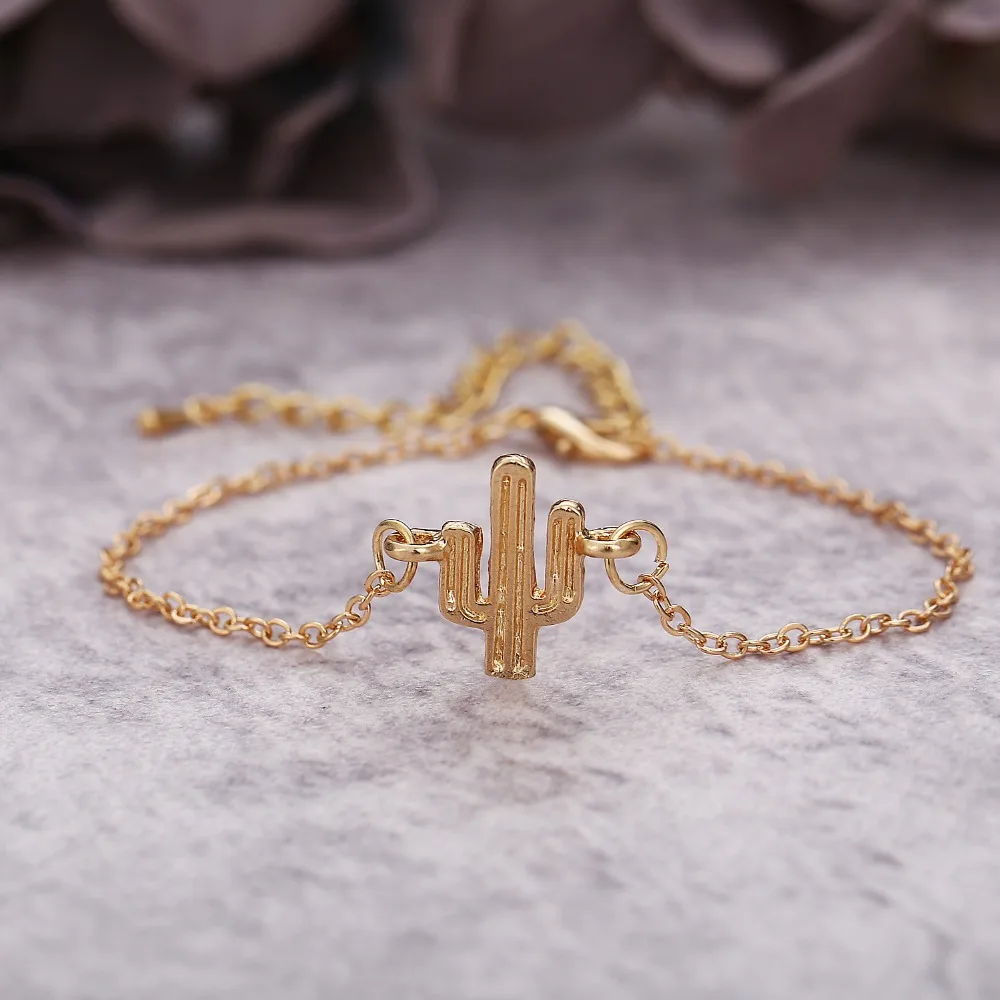 HC013.Fashionable Женщина Браслет С КАКТУСОМ треугольник Узел Любовь сочетание набор из
