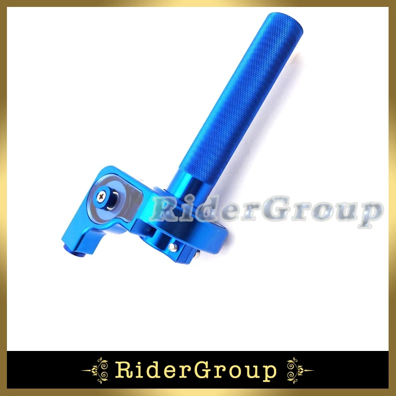 Мотоцикл поворотная ручка синяя дроссельная заслонка для CR 80 CR85 CR125 CR250 CR500 YZ100 YZ125