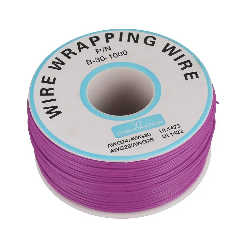 Розовый 250 м 30awg одножильный медный провод ОК линия цепи полета линия Pcb Перемычка провода электронный сварочный кабель - Цвет: Розовый