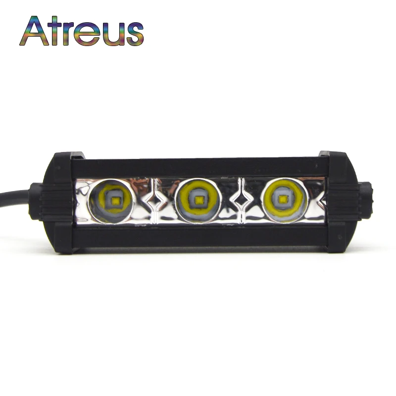 Atreus 9W Car LED Work Light Bar 4inch spot lamp For Cadillac Renault megane 2 captur clio 4 Jeep renegade Infiniti accessories