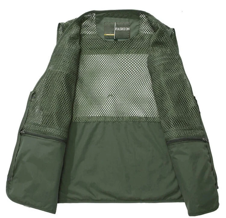 

Men's Vest SWAT Military Quick Drying Mesh Vest Fathers Photography Vest Field Working Sleeveless Clothing