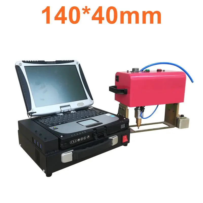 Portable dot peen Marking Machine 14040 For VIN Code Electric Pneumatic One Marking Machine Separate Pneumatic Head 110V 220V