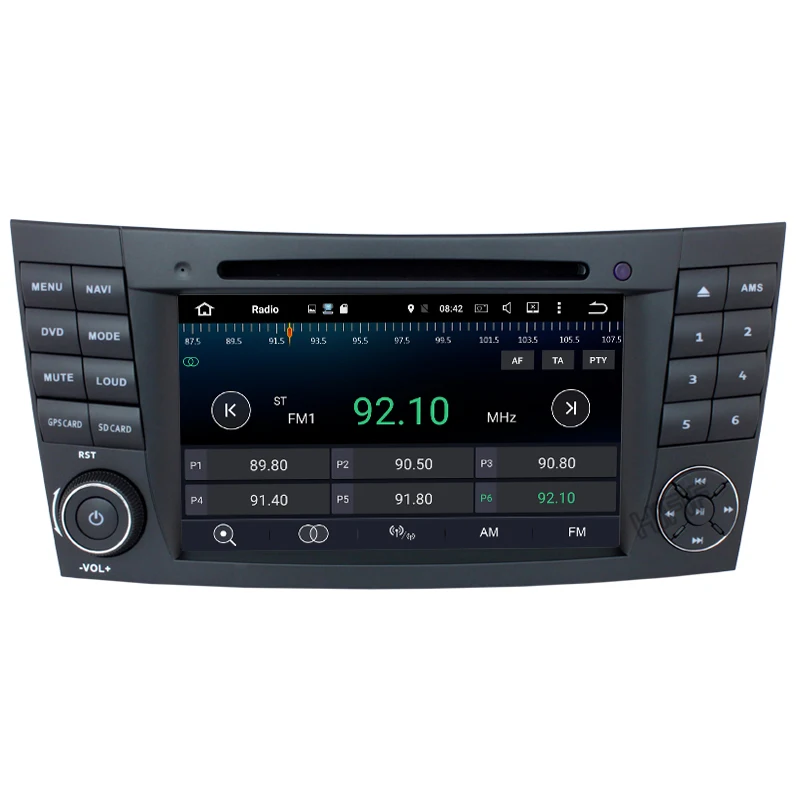 Автомобильный DVD плеер с GPS для Mercedes Benz W211 E Class W219 CLS E220 Android 7 1 Радио BT 2 Гб ОЗУ + 16 ПЗУ
