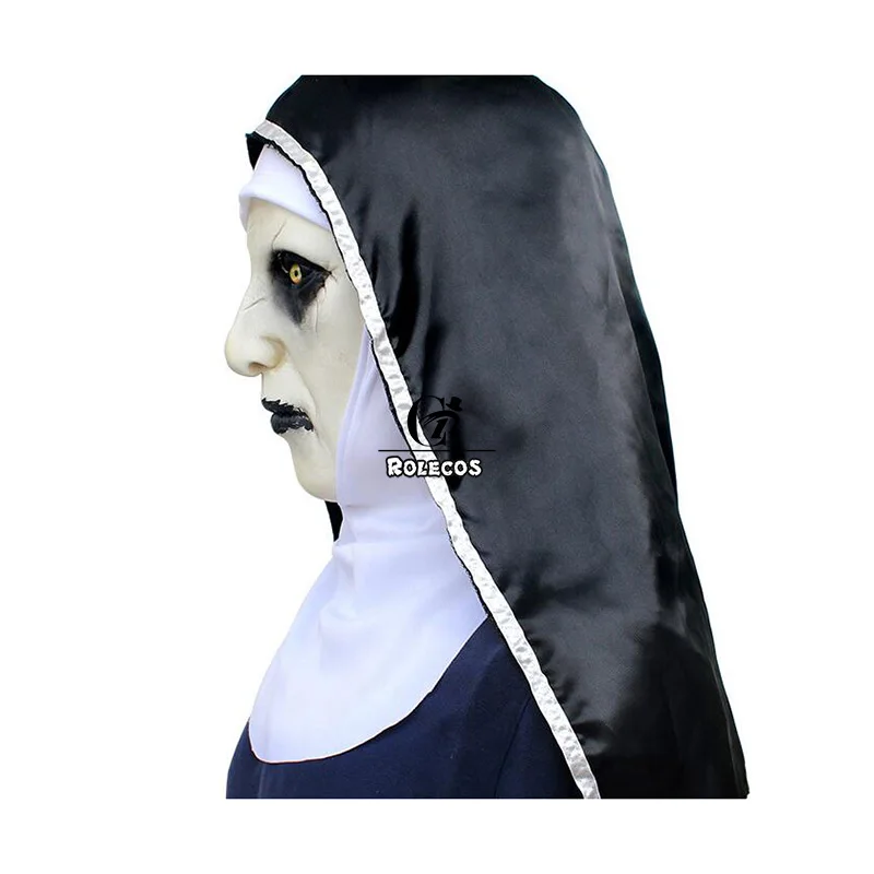 ROLECOS The Conjuring 2 Маска монашка валак Косплей Маска латексные страшные маски Хэллоуин костюм аксессуар для мужчин и женщин