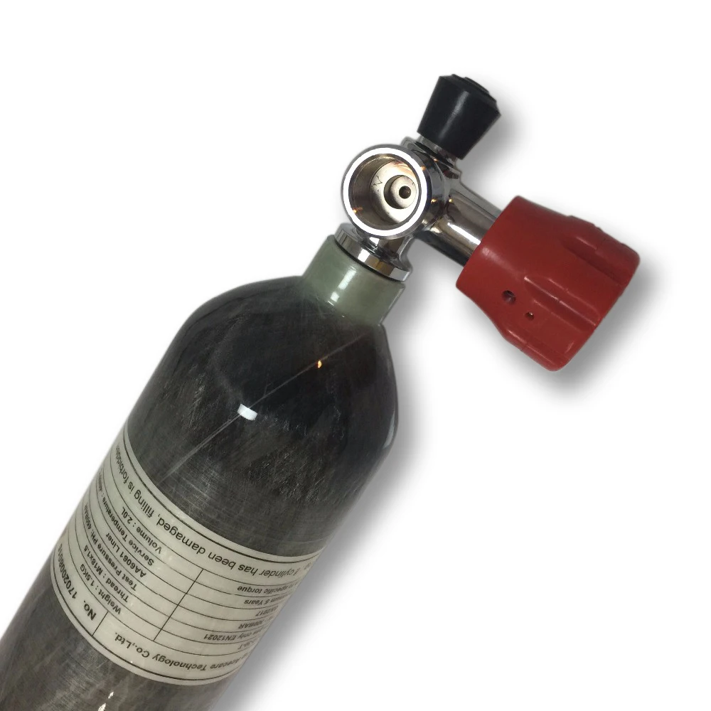 AC10211 2L compressed air cylinder 300bar co2 airsoft hpa tank pcp air rifle paintball tank for paintball mask hunting ACECARE