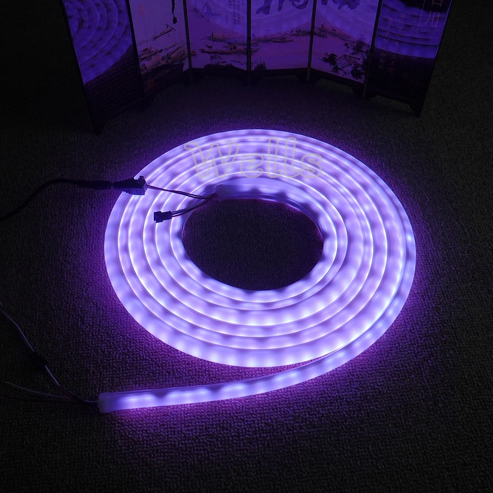 5 м/рулон высокое качество 60 светодиодов/м WS2811 гибкий неоновый цифровой RGB dream color