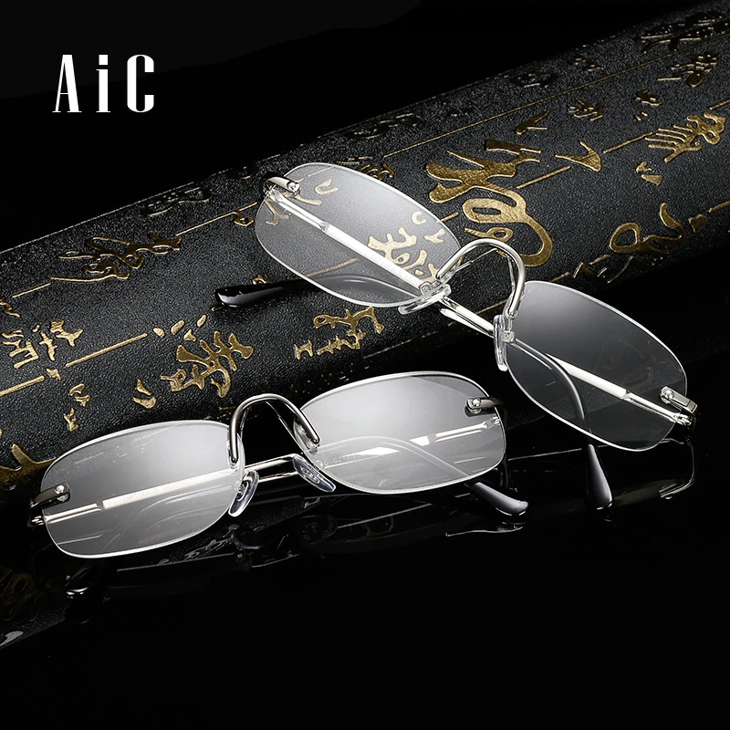 AiC 2018 модные круглые очки для чтения мужчин и женщин металлическая оправа