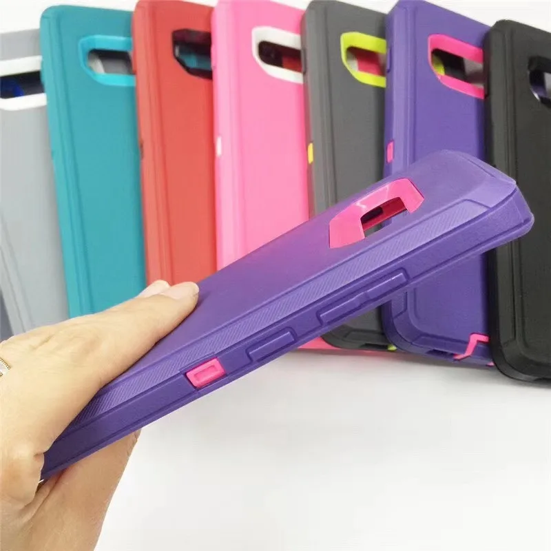 Для samsung s6 s7 s8 s9 s10 Plu note5 note8 note9 вращающийся Задний зажим для защиты экрана с зажимом для ремня на 360 градусов ударопрочный корпус
