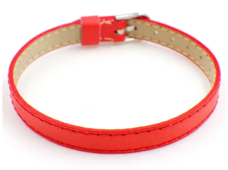 10 шт 100 Смешанные цвета браслет из заменителя кожи подходят 8 мм слайд Подвески