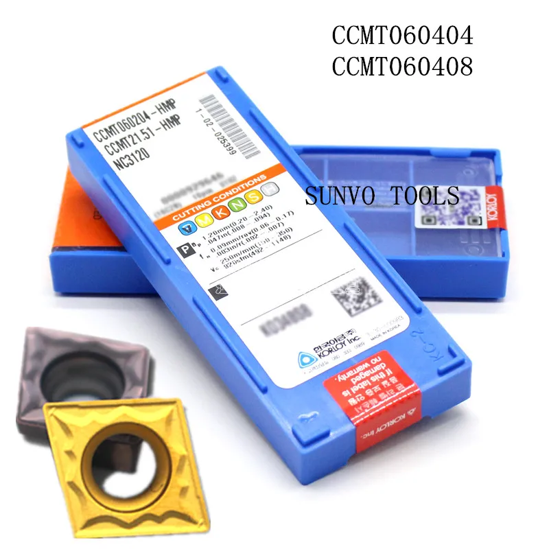 CCMT060204 поворотные твердосплавные вкладыши с ЧПУ PC9030/NC3030 для обработки стали