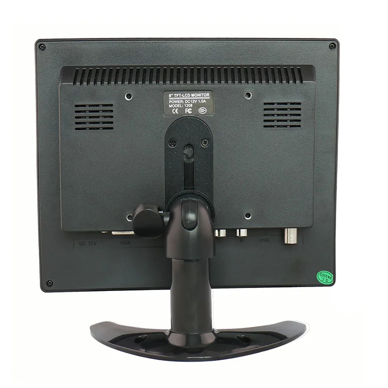 Zhixianda 8 дюймов ips lcd цветной видео монитор CCTV экран для ПК пульт дистанционного