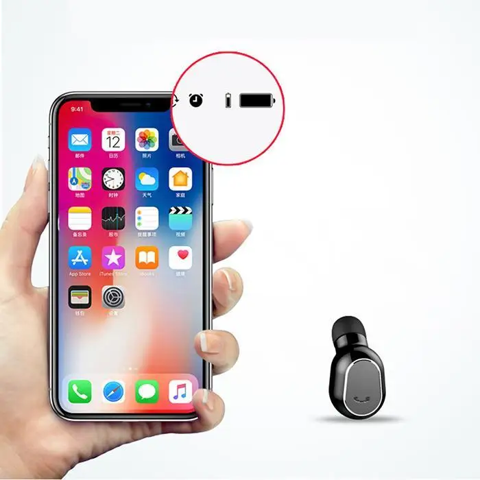 Мини Bluetooth наушники 10 часов работы гарнитура Беспроводные вкладыши Hands free для