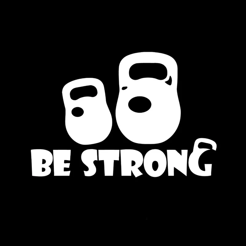 QYPF 15*10 1 см Модный чайник для фитнеса Be Strong украшение колокольчиком Стайлинг