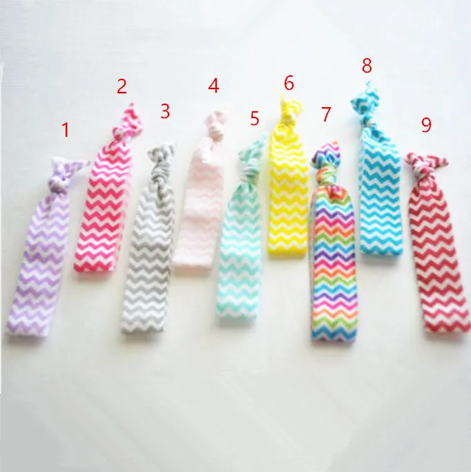 2000 шт мешок для завязывания волос желтый фиолетовый шеврон эластичный