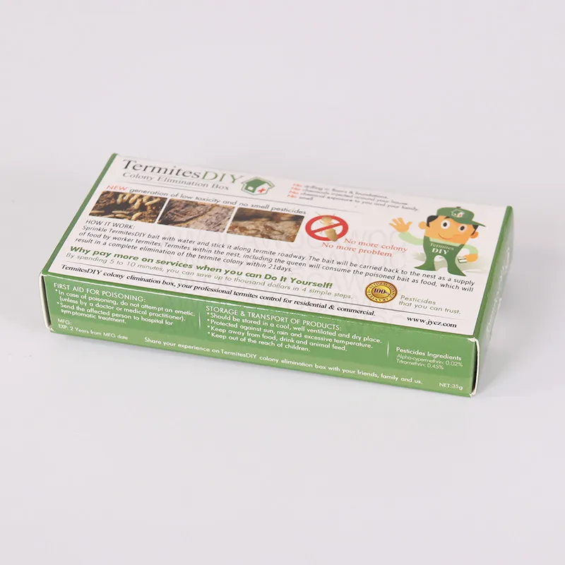 1 коробка Termites DIY Baiting system 2nd Edition KILL весь TERMITE COLONY коробка для удаления легко использовать эффективная приманка