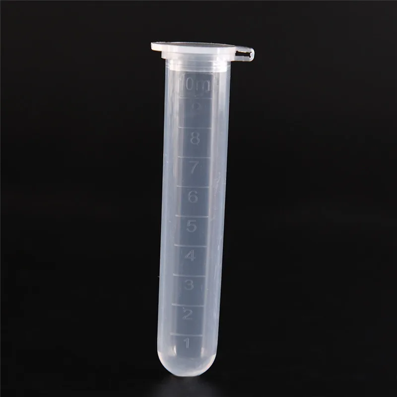 10pcs Clear Micro Plastic Test Tube Centrifuge Vial Snap Cap Container for Laboratory Sample Specimen Lab Supplies | Канцтовары для
