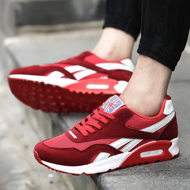 Мужская обувь Весенняя Студенческая для бега с воздушной подушкой дышащая