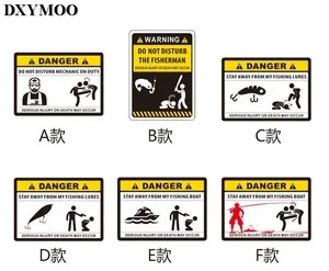 Предупреждение йка Светоотражающая, 3 размера, для мотоцикла, аквариума