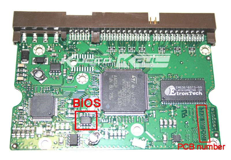 Жёсткий диск Части PCB Плата логики печатные платы 100431066 для Seagate 3.5 IDE/PATA HDD восстановление данных жёсткий диск ремонт