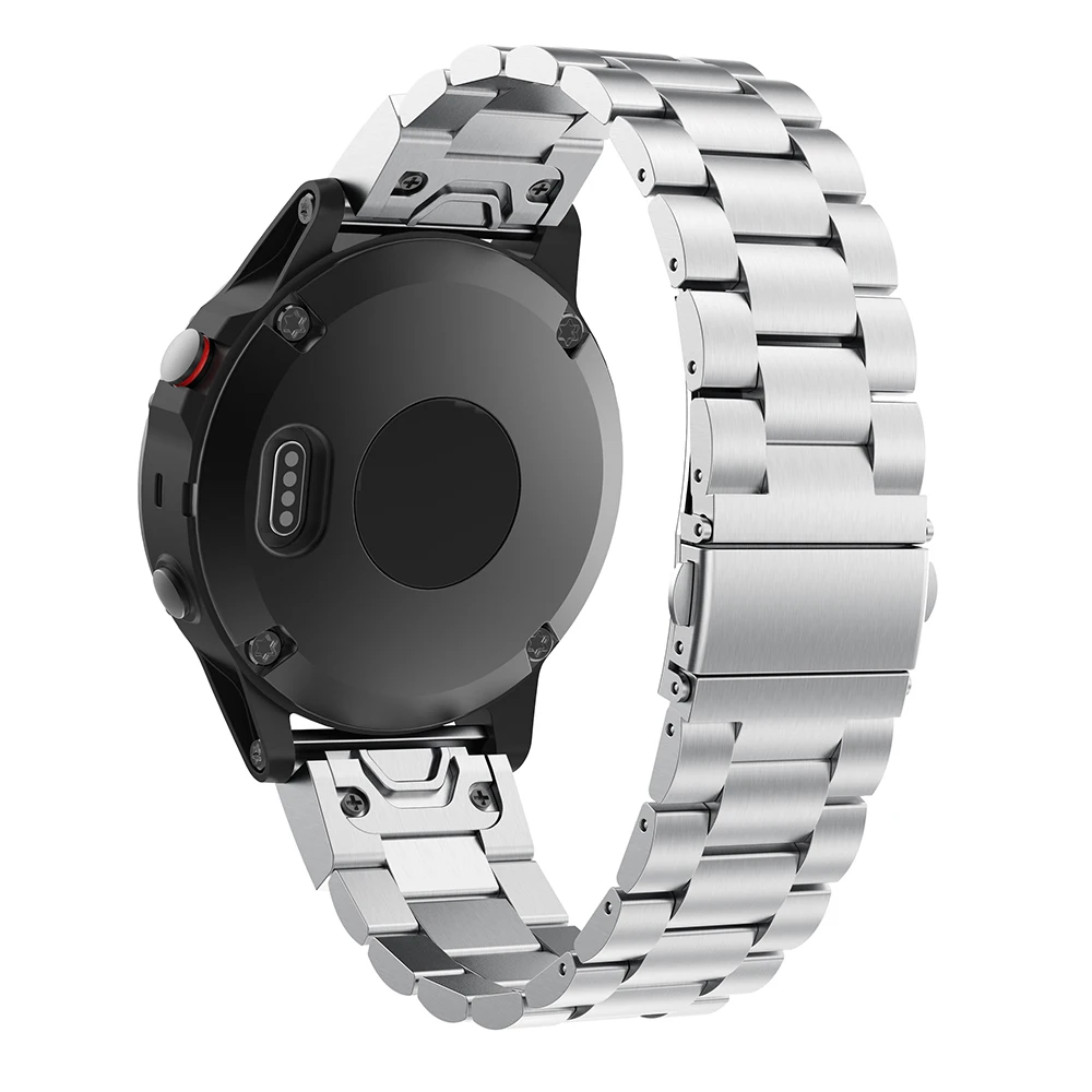 Металлический ремешок из нержавеющей стали для Garmin Fenix 6S Pro 5S plus Простой браслет