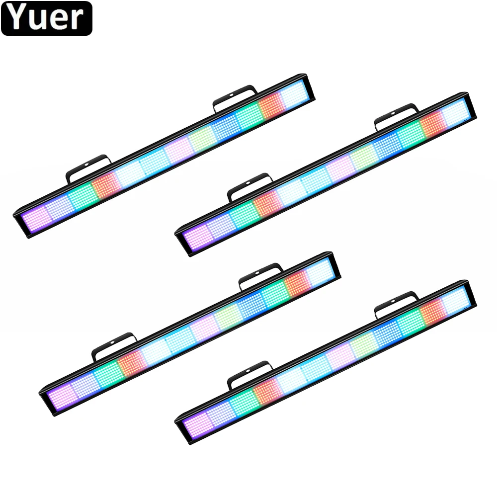 4 шт./лот 840 шт. LED RGB Pixel стробоскоп настенный светильник бар DMX DJ оборудование