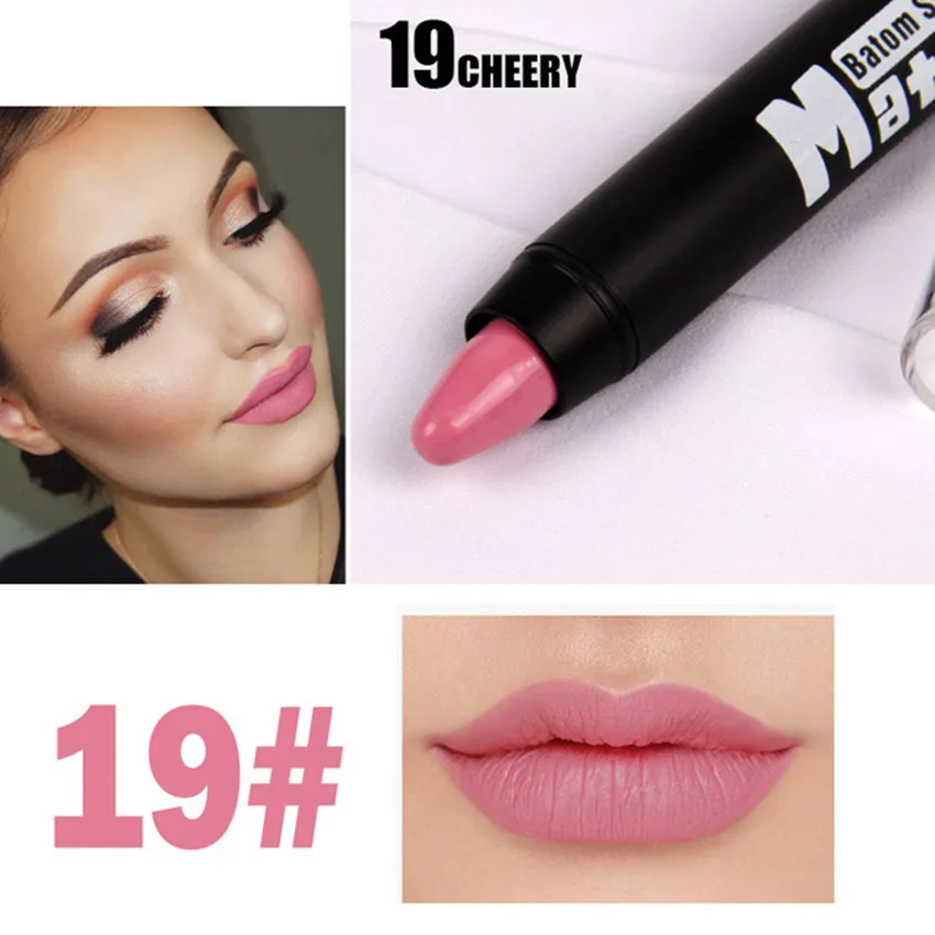 Professional Hot Fashion Sexy Matte Lipstick Long-lasting Waterproof Lip Stick Batom Moisturizer Makeup 8 Color For Women |