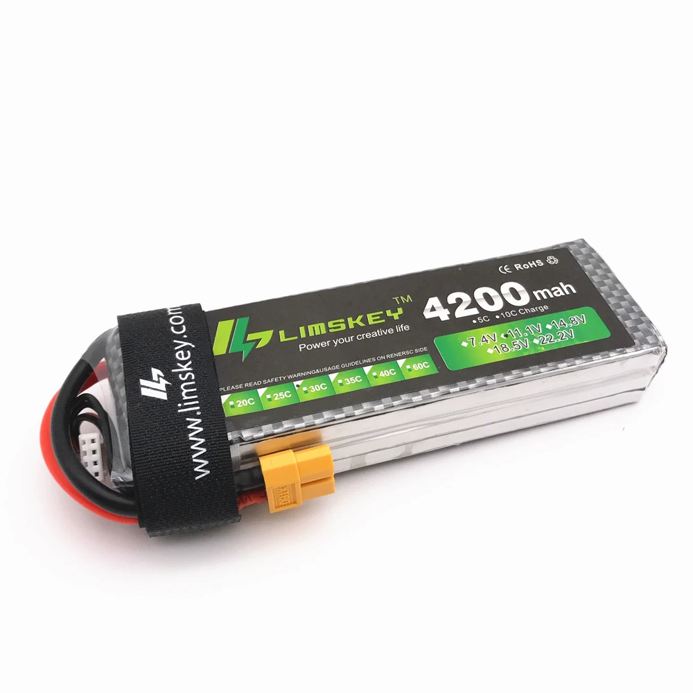 Lipo 3s 11 1 v 4200mAh батарея 30C Limskey XT60 или T вилка 3 шт литиевые батареи для