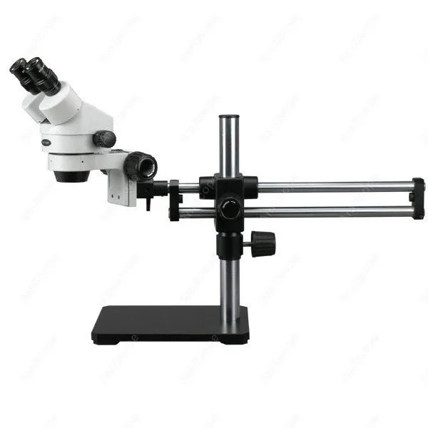 

AmScope supplies 3.5X-45X Binocular Stereo Microscope on Ball Bearing Boom Stand