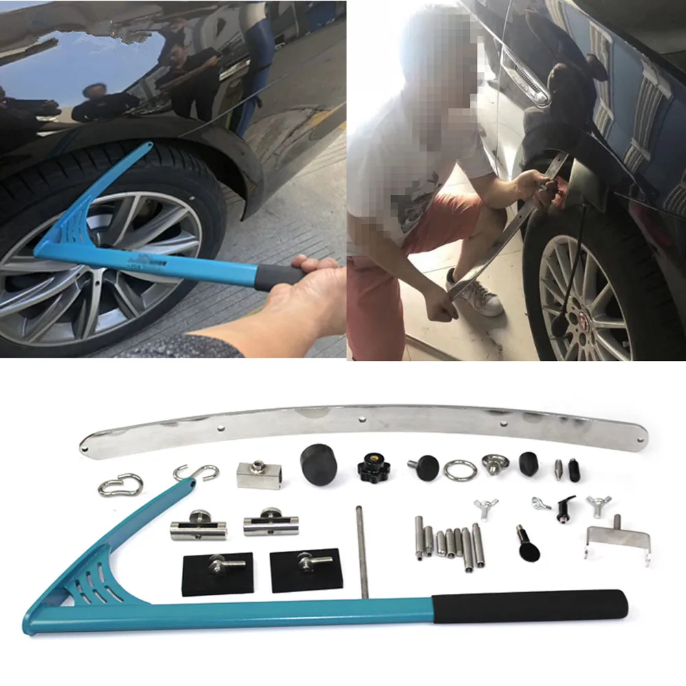 Flat PDR hook tools paintless dent repair kit flat steel bar bridge puller | Инструменты