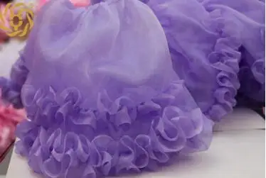 1 метр Красный Розовый DIY аксессуары для одежды 20 см сложенная шифоновая пряжа плиссированная Кружевная Сетка кружевная отделка марлевые аксессуары с оборками LR0029 - Цвет: purple