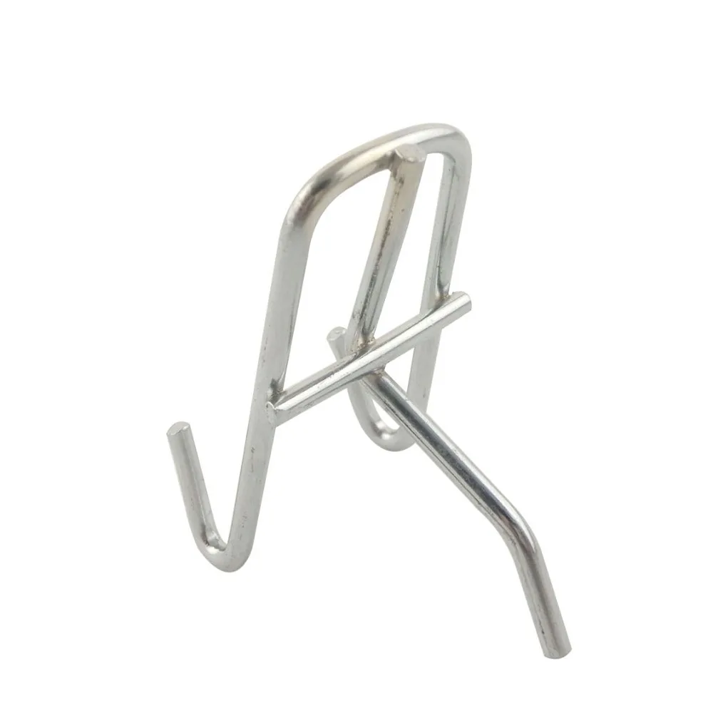 Металлические хромированные настенные крючки с сеткой для дисплея в