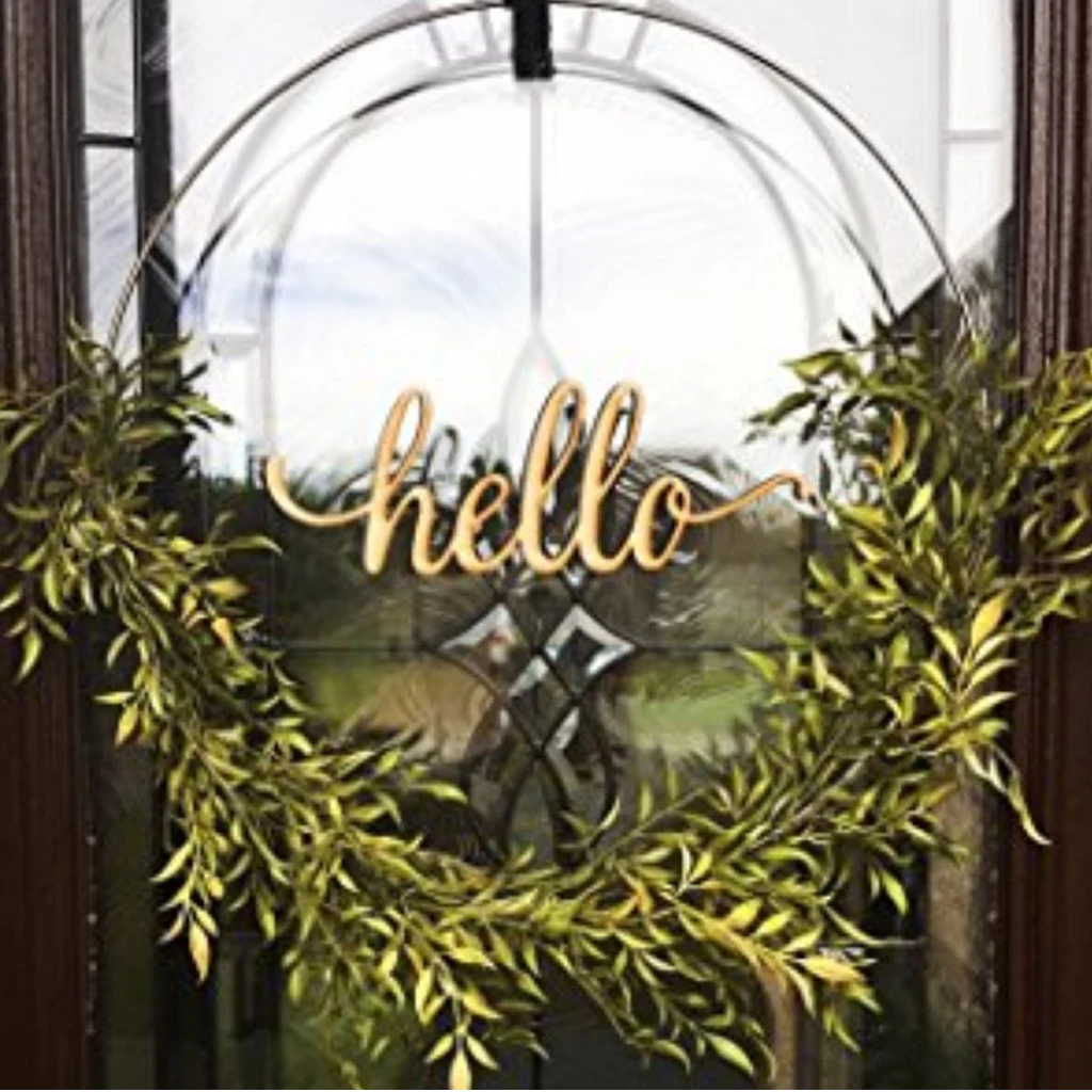 Деревенская деревянная доска hello Подарочный знак искусство деревянный вырез