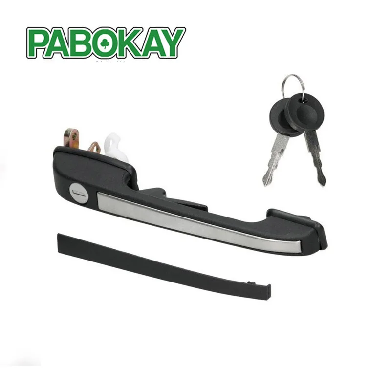 Наружная правая передняя дверная ручка с 2 ключами для AUDI 80 78 86 100 77 83 813837206C