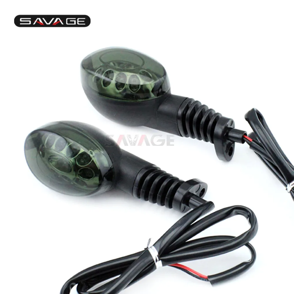 LED Light Smoke Светодиодный индикатор поворота / лампа для KAWASAKI NINJA 250R 650 Vulcan S KLX250S KLX 250SF 250 Аксессуары для мотоциклов Свет лампы Ламп - Цвет: LED Light Smoke